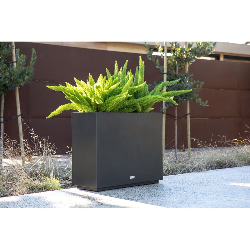 Veradek Metallic Series Galvanized Powder Coated Steel Planter Box